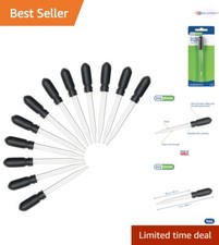 Ear and Eye Medicine Dropper Glass 1ml Capacity BPA Free 12 Pack