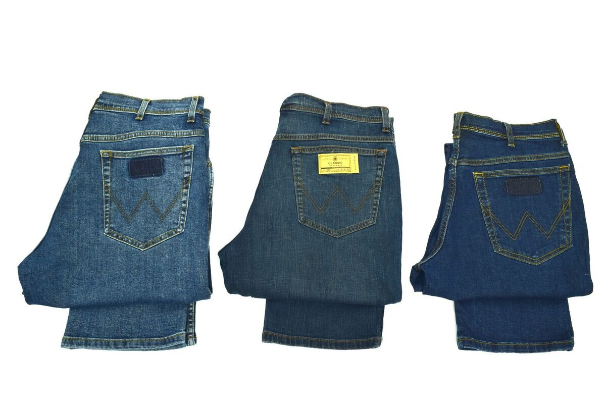 Wrangler jeans mens Texas stretch regular fit denim jeans FACTORY SECONDS WA33 eBay JINSFACTORY