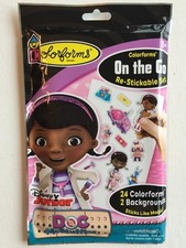 Restickable Colorforms On the Go Set Doc McStuffins Disney Junior