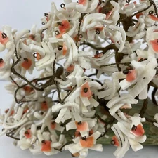 Seashell Tree Vtg Sculpture MCM Pink Dogwood Wedding Gift 