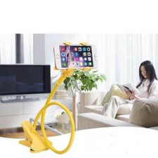 Universal Lazy Mobile Phone Gooseneck Stand Holder Flexible Bed Desk Table Clip