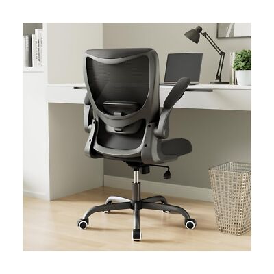 Office Chair, Ergonomic Desk Chair with Adjustable Lumbar Support and Flip up...