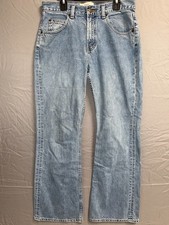Gap Ankle Flare Jeans Boys 4 Blue Denim Relax...