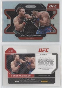 2022 Panini Prizm UFC Silver Prizm Conor McGregor #39
