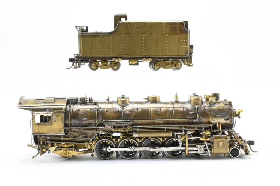 HO Brass Custom Joe G. Collias Scratch Built MP Missouri Pacific 2-10-2 1718 - Image 3 of 4