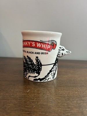 SHANKYS WHIP CERAMIC 3D COFFEE CUP RACING OSTRICH LOGO IRISH LIQUEUR WHISKEY MUG