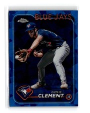 Ernie Clement 2024 Topps Chrome Update Sapphire Edition #USCS344 Blue Jays
