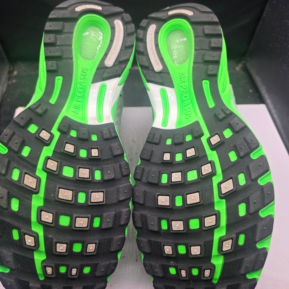 White and Green Athletic Sneakers thumbnail 7