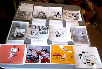 12- ORG- PEANUTS SCHULZ- CBS TV SHOW PREMIERE PROMO PHOTOS-CHARLIE BROWN SNOOPY