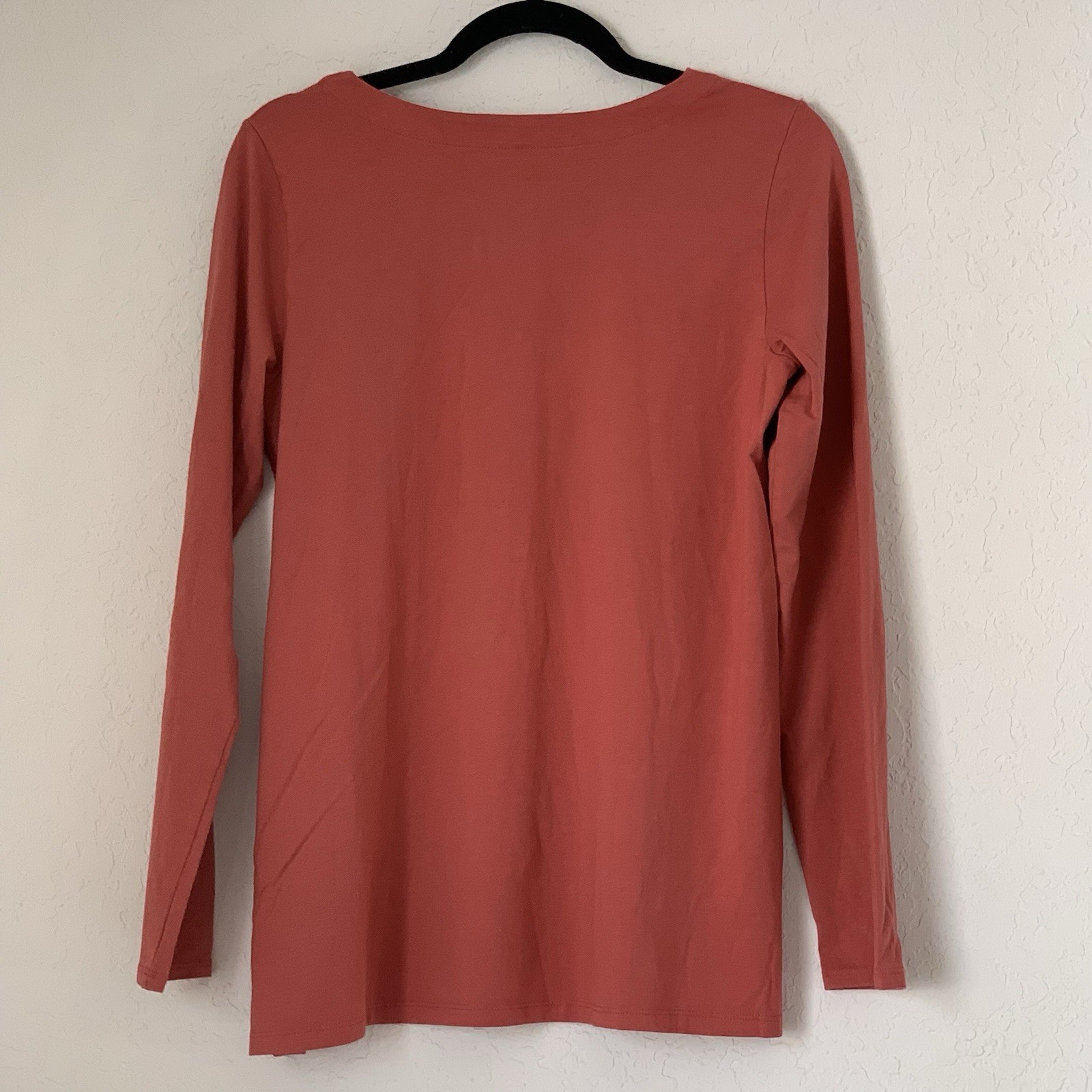 J Jill Luxe Supima Forward-Seam Tunic Top Women S Petite Long Sleeve Stretch