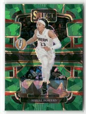 2024 Panini Select WNBA #70 Aerial Powers Prizms Green Ice