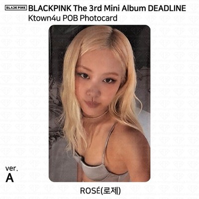 BLACKPINK 3rd Mini Album DEADLINE Ktown4U POB Photocard | eBay