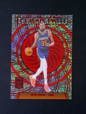 2023-24 Panini Donruss Elite Kevin Durant #17 Clear Path Acetate Red