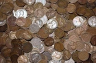 141z. 5000 LINCOLN CENT WHEAT BAG / CK DESCRIPTION BELOW, SOME HARSH CLEANING