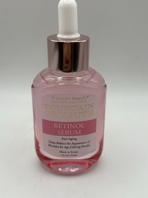 PRECISION BEAUTY FOUNTAIN OF YOUTH RETINOL SERUM ANTI- AGING. 2 OZ