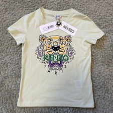 Authentic classic Kenzo women’s print Tiger head t-shirt /size :Xs/ color : mint