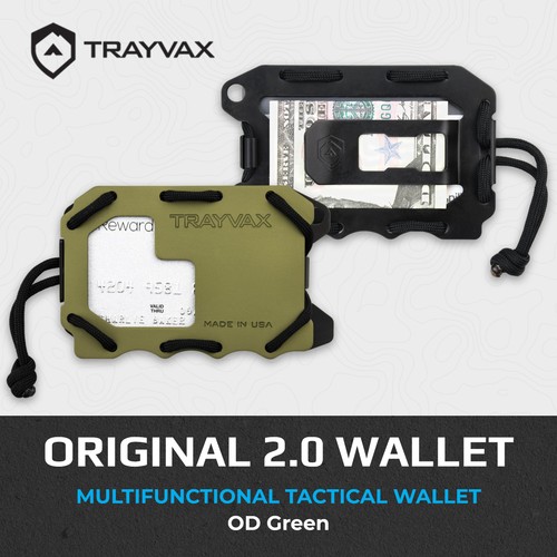 Original 2.0 Wallet, RFID Front Pocket Tactical Metal Credit Card Holder with... - Picture 2 of 6