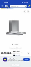 Range Hood With Drawer 30  NEW