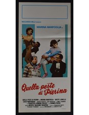 locandina QUELLA PESTE DI PIERINA carmen russo marina marfoglia B34