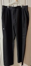 New with Tags Figs Mens Axim Cargo Scrub Pants Black XL