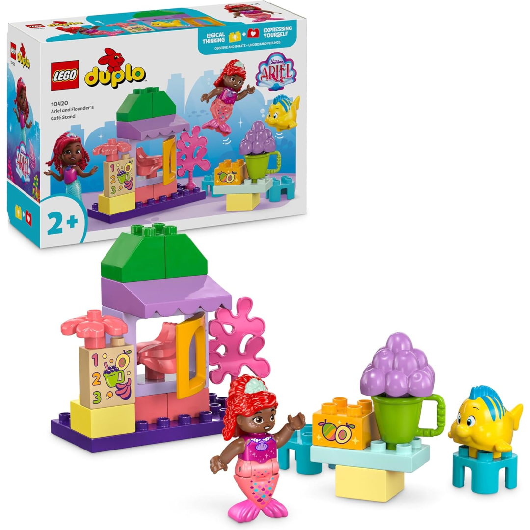 Lego DUPLO 10420 Ariel and Flounder's Cafe Stand New (Box Damaged)
