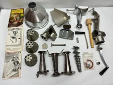 Vintage Hand Crank Squeezo Strainer + Meat Grinder + Food Processor - OFF GRID