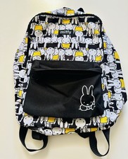 New (without Tags) Miffy Medium / Small Backpack 2 Pockets Adjustable Back Strap