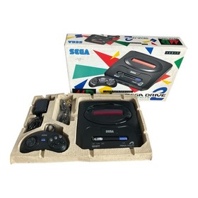 Sega Mega Drive 2 + Mega CD 2 console Japan combo system Excellent condition