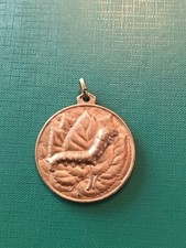 Grande Medaglia Ventennio Fascista Industria Serica OND Baco Da Seta PNF MVSN