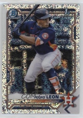 2021 Bowman Chrome Prospects Speckle Refractor 243/299 Pedro Leon #BCP-189 1j91