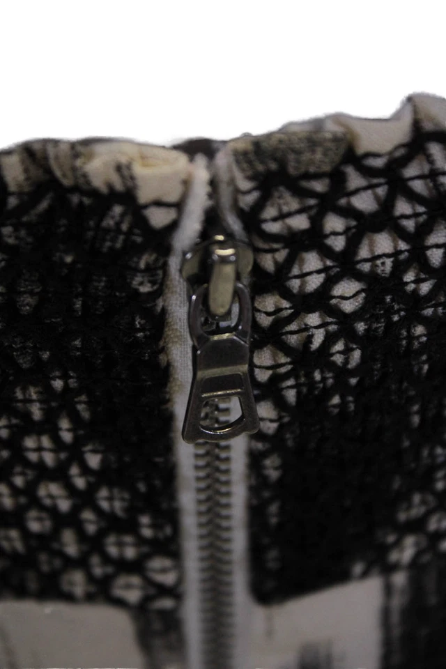 Vestido Alice + Olivia para mujer de algodón con borlas y detalle de correa blanco talla única Foto 4 de 4