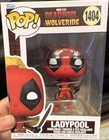 Funko Pop! Vinyl Marvel Deadpool & Wolverine Lady Deadpool Bobblehead #1404