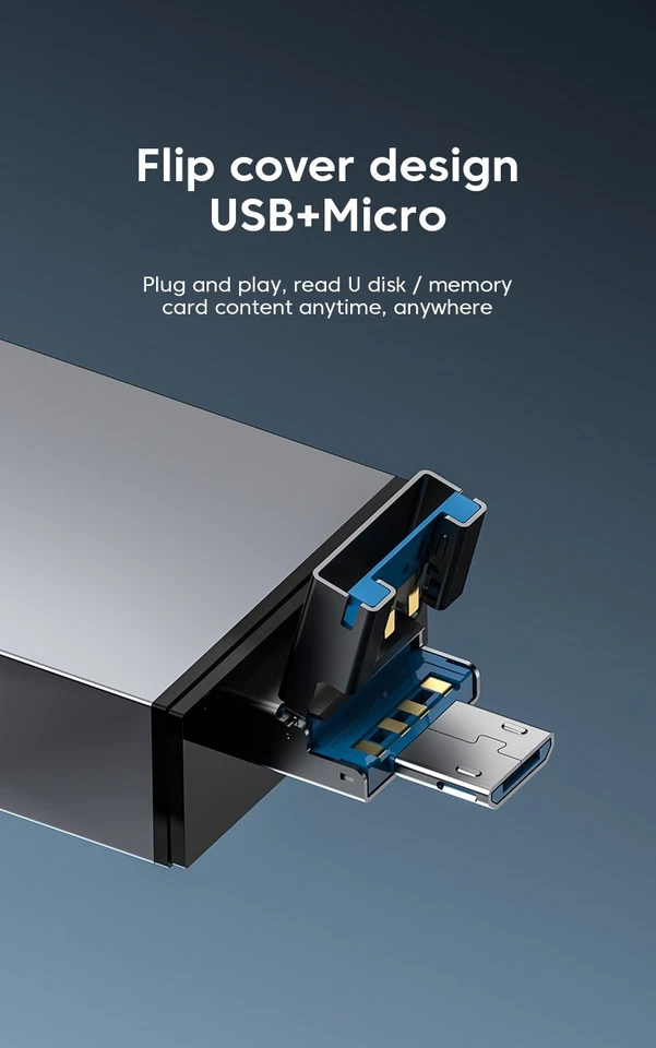 7-in-1-Multifunktions-USB 3.0-Kartenleser Micro TF SD Card Memory Reader USB - Bild 4 von 4