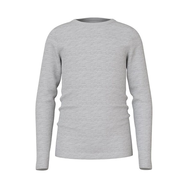 Langarmshirt MäDchen Gr. 134-140 Name IT Grau Melange Nkfnakal Top-image