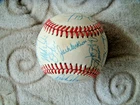 1989 San Diego Padres team signed baseball ball autograph Tony Gwynn Alomar