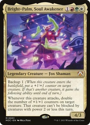 Bright-Palm, Soul Awakener #0001 MTG March of the Machine Commander Mythic NM