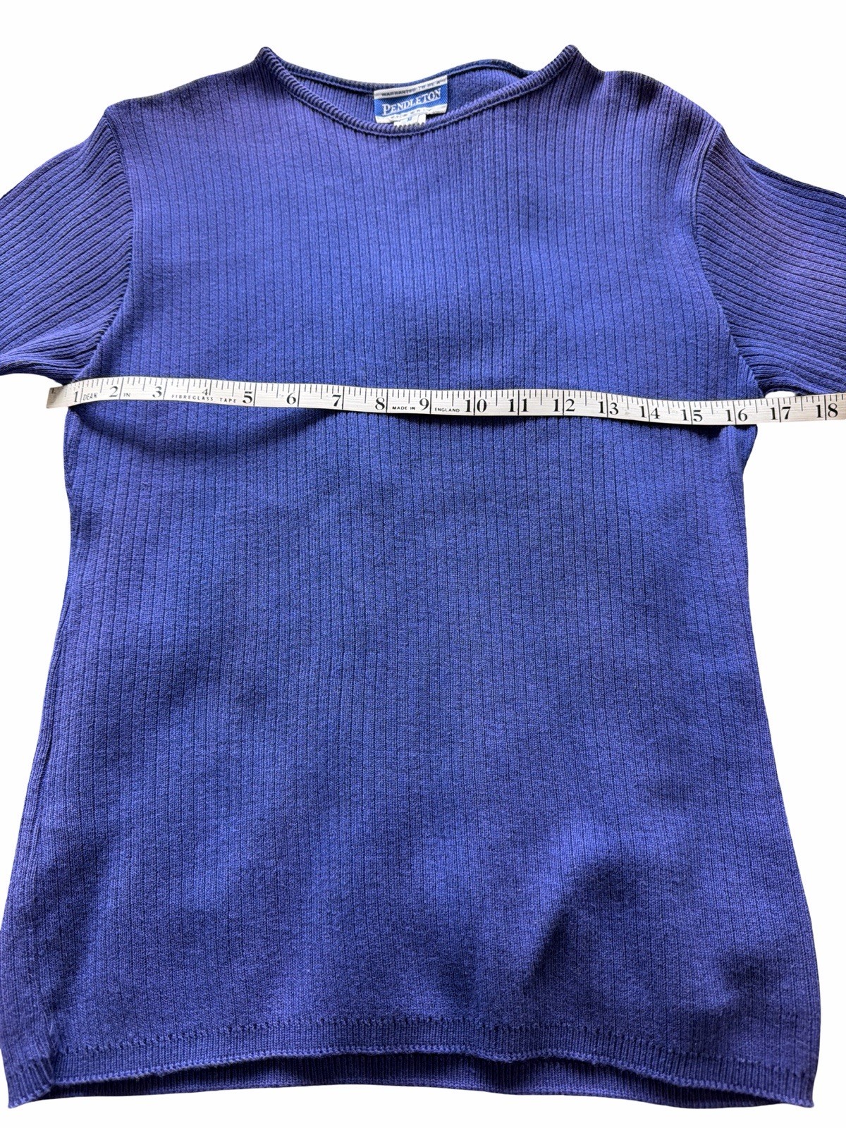 Pendleton Classic Ribbed Knit Sweater Womens M Pu… - image 5