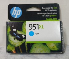 HP 951XL Cyan Genuine/Original Inkjet Ink Cartridge For HP Printers Exp 2024