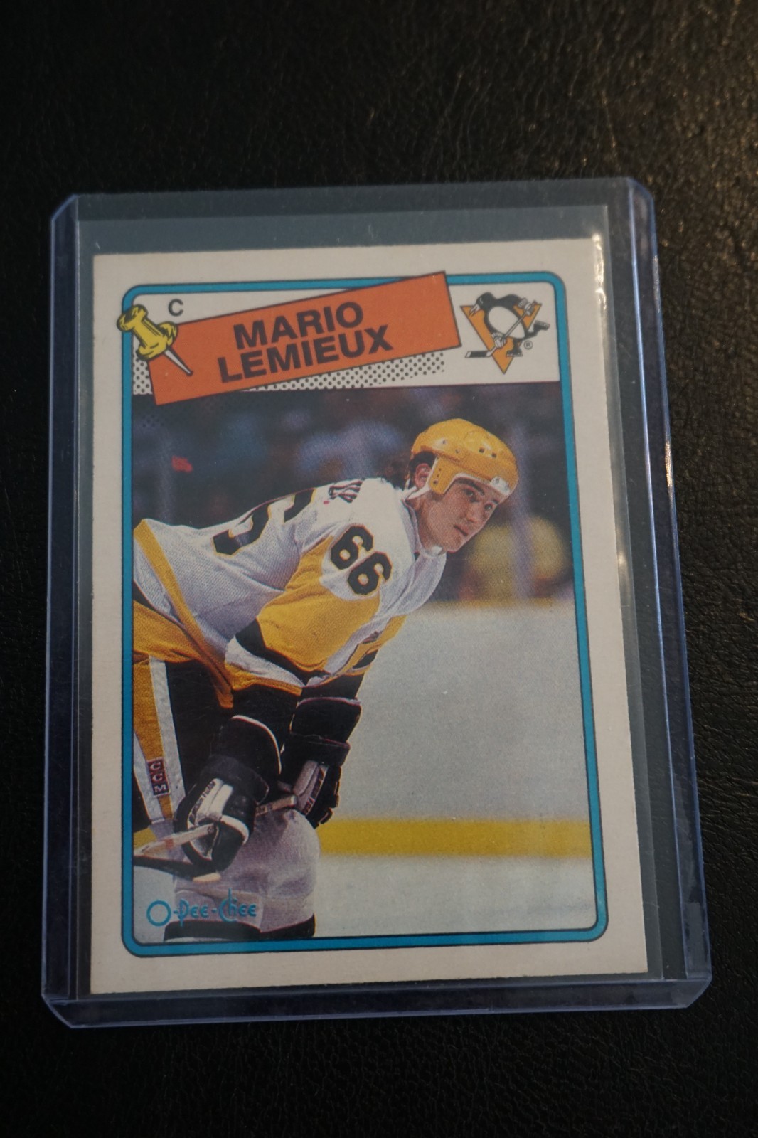 1988-89 O-Pee-Chee Hockey #1 Mario Lemieux RAW