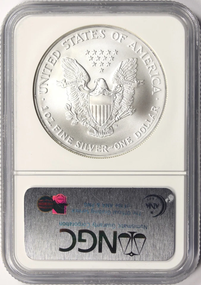 American Silver Eagle 2007 $1 NGC MS69 Foto 2 de 2