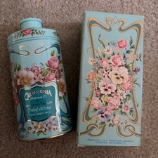 Vintage New Old Stock Avon Trailing Arbutus Perfumed Talc Full Tin 3.75 Oz/ Box