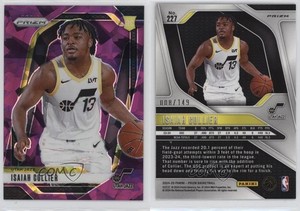 2024-25 Panini Prizm Purple Ice Prizm /149 Isaiah Collier #227 Rookie RC