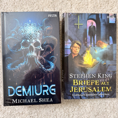 Festa Verlag Lovecraft Limited Demiurge Shea & Briefe aus Jerusalem King Deutsch