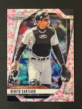 Benito Santiago 2025 Prizm Baseball Cherry Blossom /20 Giants 