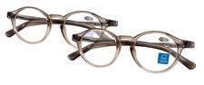 Reading Glasses Women Round Blue Light Blocking Set Of 2 Strength 2.75