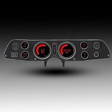 For Chevy Camaro 70-81 Intellitronix Direct Fit Led Digital Gauge Panel Red