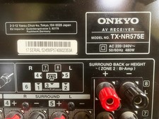 Onkyo AV Receiver Model Nr. TX-NR575E