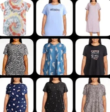 Womens Sleepwear Sleepshirt Nightgown Sizes S/M, L/XL, 2/3X(Joyspun/Secret Trea)