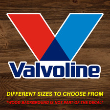Valvoline Racing Oil Vinyl Decal Sticker Free Shipping