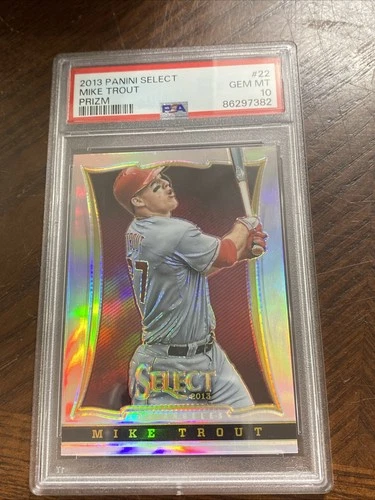 2013 Select Silver Prizm Mike Trout PSA 10 **2nd Year**